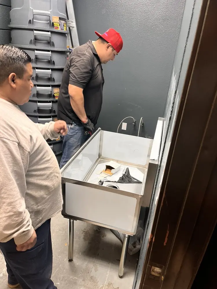 Commercial plumbing and sink installation in Lake Pine